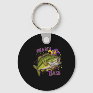 Porte-clés Mardi Gras - Amusant design de pêche