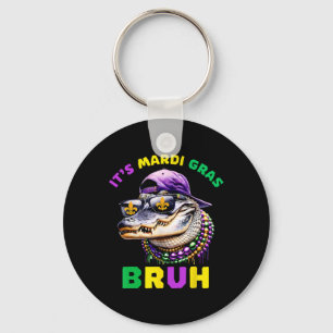 Porte-clés Mardi Gras Bruh Marigator Alligator Mardi Gra
