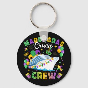 Porte-clés Mardi Gras Correspondance d'équipage de croisière