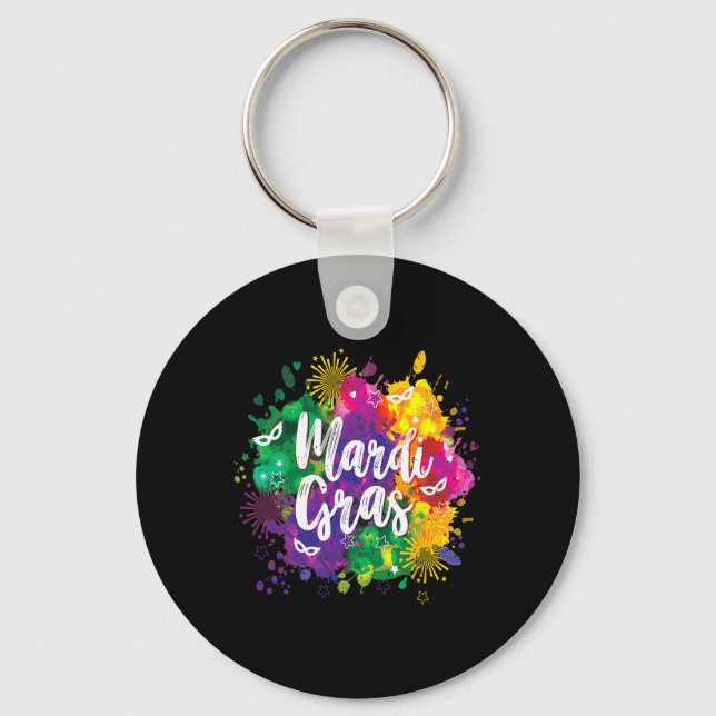 Porte-clés Mardi Gras Mardi Carnaval Mobile de La Nouvelle-Or (Recto)