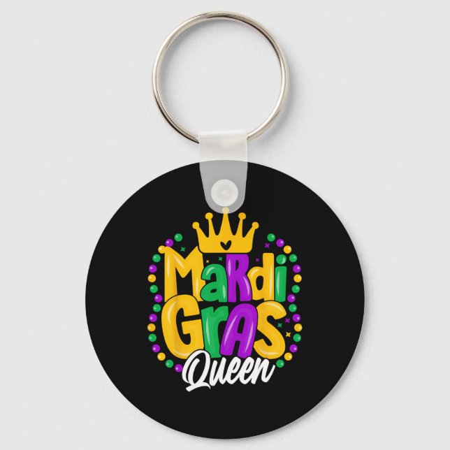Porte-clés Mardi Gras Reine Femmes Mardi Gras (Recto)
