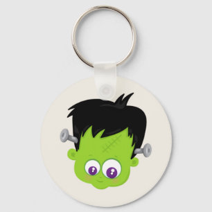 Porte-clés Mare Green Frankenstein Monster face Halloween