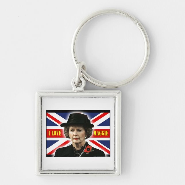 Porte-clés Margaret Thatcher I Love Maggie (Devant)