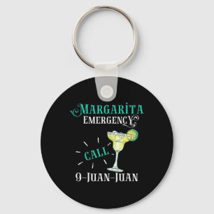 Porte-clés Margarita Appel d'urgence 9 Juan Juan Cinco De May