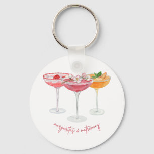 Porte-clés Margaritas et mariage Margaritas colorées