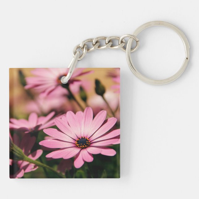 Porte-clés Marguerite africaine violette (Dos)