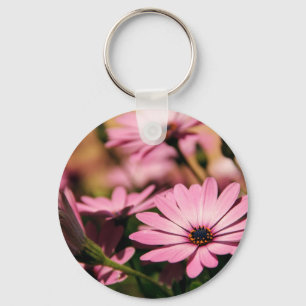 Porte-clés Marguerite africaine violette