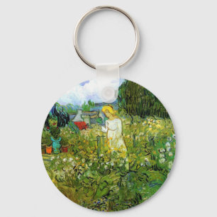 Porte-clés Marguerite Gachet dans le jardin