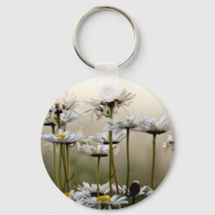Porte-clés Marguerites Dans Le Porte - clé Du Fog