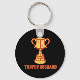 Porte-clés Mari de trophée, drôle+hommes+cadeaux