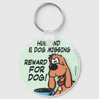 Porte-clés Mari et chien