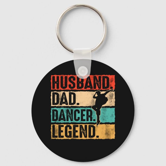 Porte-clés Mari papa danseur de la légende Danseuse (Recto)