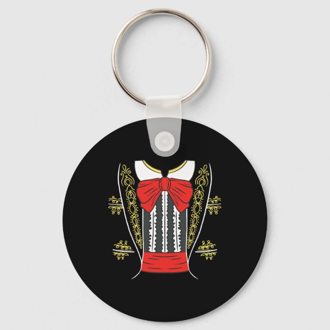 Porte-clés Mariachi Charro Costume Mexicain Pour Cinco De May (Recto)