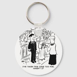 Porte-clés Mariage - Bridegroom Practical Joke Cartoon