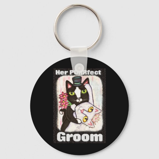 Porte-clés Mariage Cat Porte - clé de salle de danse (Recto)