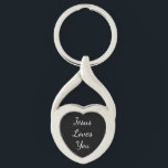 Porte-clés Mariage chrétien Jésus vous aime Porte - clé<br><div class="desc">Mariage chrétien Jésus vous aime Porte - clé Donnez un don mariage pour leur rappeler le jour.</div>