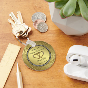 Porte-clés Mariage classique Porte - clé d'anniversaire