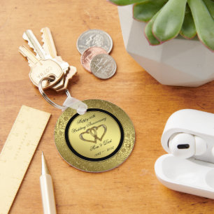 Porte-clés Mariage classique Porte - clé d'anniversaire