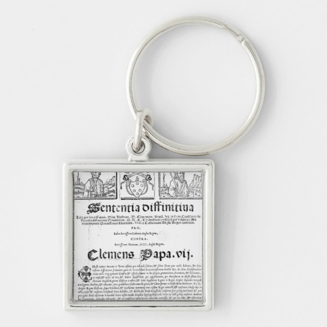 Porte-clés Mariage de Henry VIII et de Catherine d'Aragon (Devant)