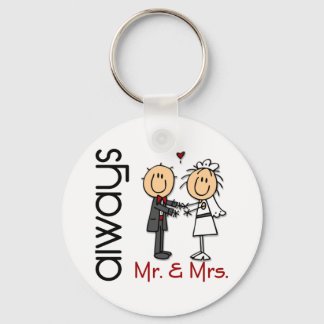 Porte-clés Mariage de la figure M. Stick & Mme Toujours