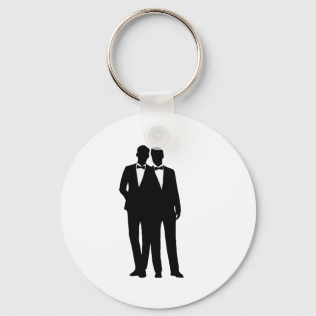 Porte-clés Mariage de mari et mari (Recto)