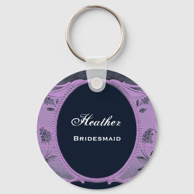 Porte-clés Mariage d'une servante favorisée Purple Vintage B0 (Recto)