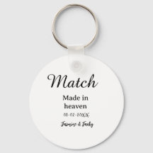 Mariage fait au ciel nom date simple calligraphie