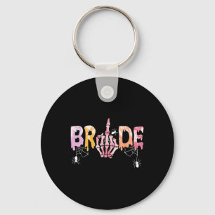 Porte-clés Mariage gothique Épouse squelette Halloween Spooky