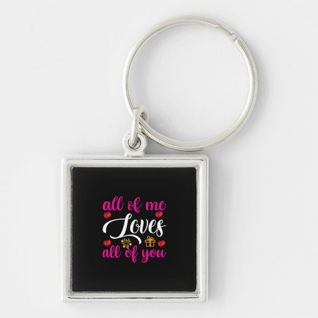 Porte-clés Mariage Je Vous Aime Tous (Devant)