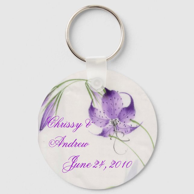 Porte-clés MARIAGE LUBA Coordonnée Mariage Faveur Porte - clé (Recto)