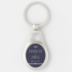 Porte-clés Mariage nautique favorise les Ancres Porte - clés
