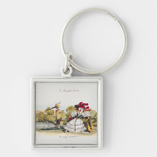 Porte-clés Mariage par le livre (Devant)