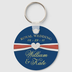 Porte-clés Mariage royal - cadeaux de souvenir de William et