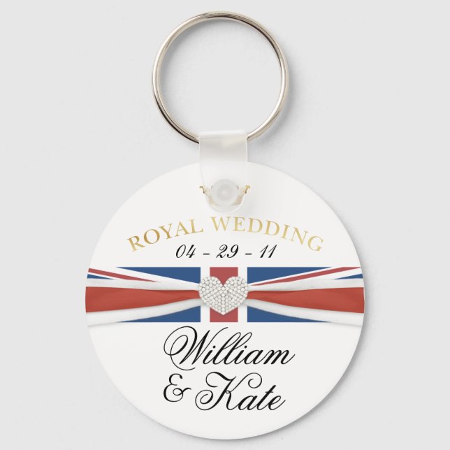 Porte-clés Mariage royal - William & Kate Commemorts (Recto)