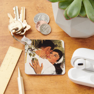 Porte-clés Mariage Vintage, Amour et Romance
