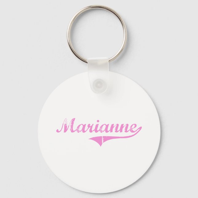 Porte-clés Marianne Classic Style Nom (Recto)