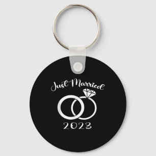 Porte-clés Marié 2023 Cercles Mariages Correspondant Couple N