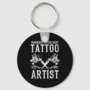 Porte-clés Marié À La Meilleure Épouse Artiste De Tatouage Ou