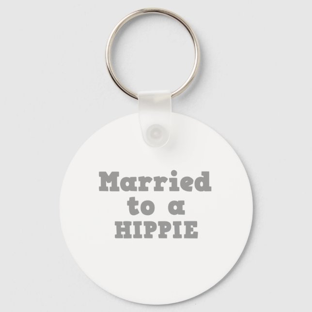 PORTE-CLÉS MARIÉ À UN HIPPIE (Recto)