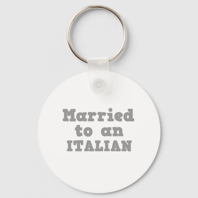 PORTE-CLÉS MARIÉ À UN ITALIEN (Recto)