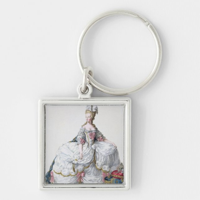Porte-clés Marie Antoinette (1752-93) de 'DES Estam de (Devant)