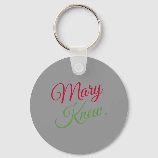 Porte-clés Marie Connaissait Noël (Recto)