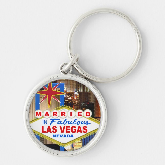 Porte-clés Marié dans le Porte - clé de LAS VEGAS (Devant)