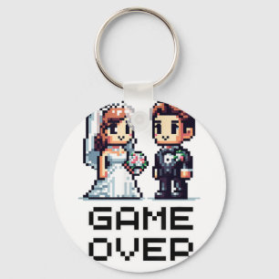 Porte-clés Marié drôle Mariée Mariage Enterrement de vie de g