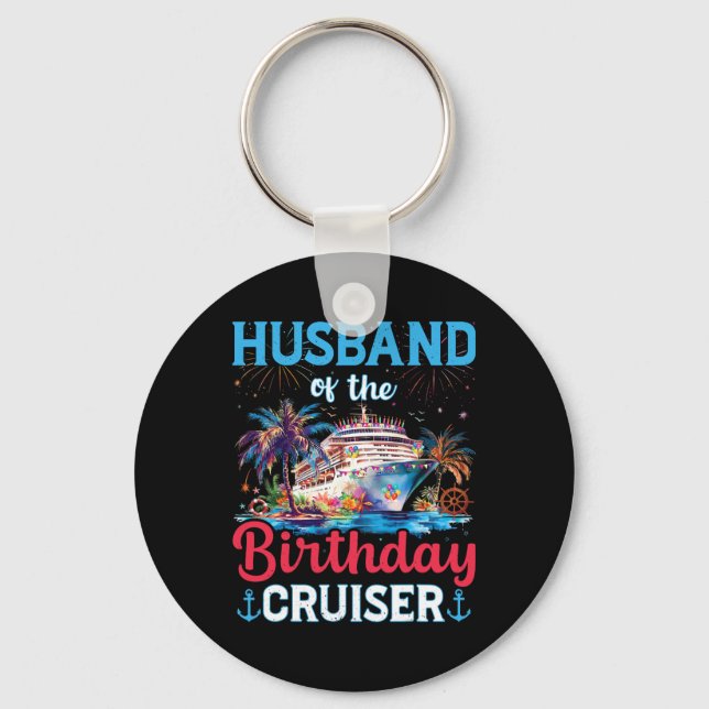 Porte-clés Marié du bateau de croisière d'anniversaire Funny  (Recto)