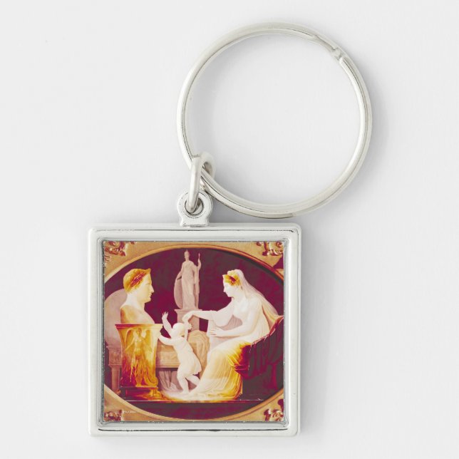 Porte-clés Marie-Louise de l'Autriche guidant son fils (Devant)