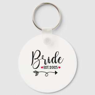 Porte-clés Mariée 2025 Mariage correspondant Mme Est 2025 Mar