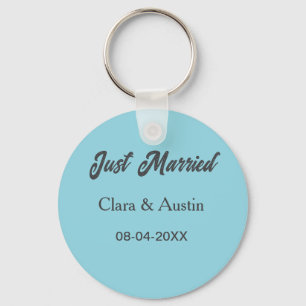 Porte-clés Mariés add nom couple date année sim mariage