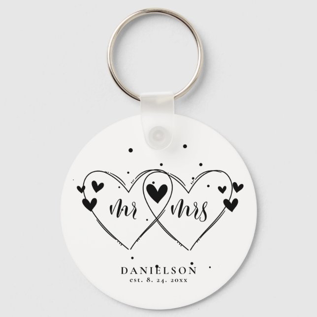 Porte-clés Mariés tout neuf Mariage   (Recto)