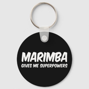 Porte-clés Marimba Superpuissances Funny Superhero Musique